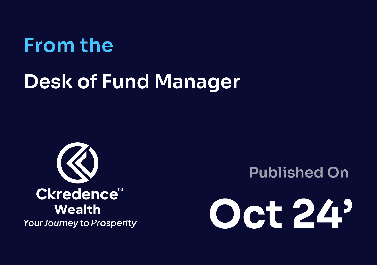 Desk of Fund Manager October'24